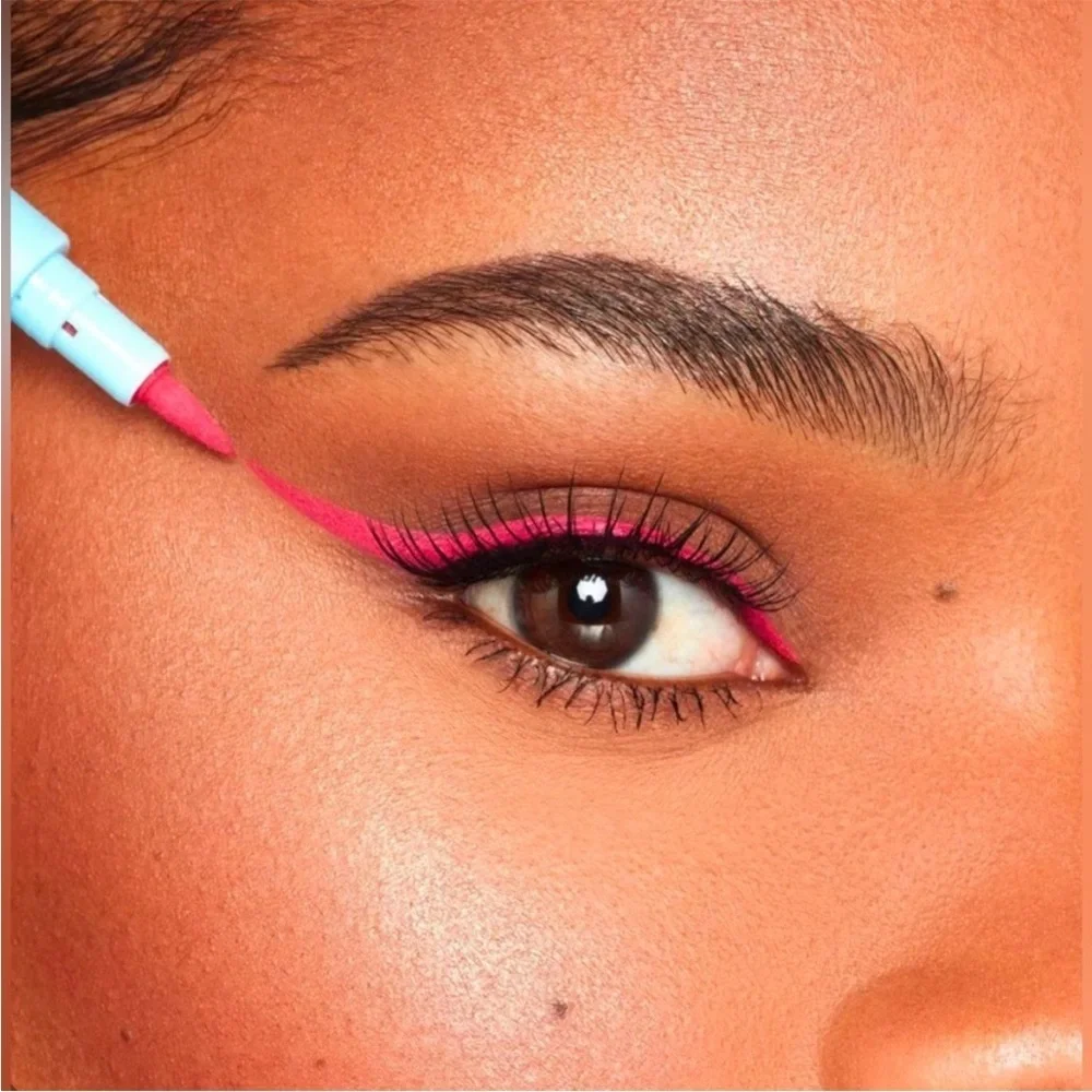KYLIE COSMETICS STASSIE X KYLIE Liquid Eyeliner Pen Pink 4 EVER Ting Duo Set (2)
